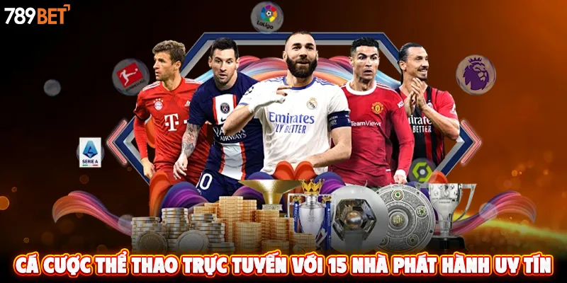 Cá cược thể thao trực tuyến với 15 nhà phát hành uy tín
